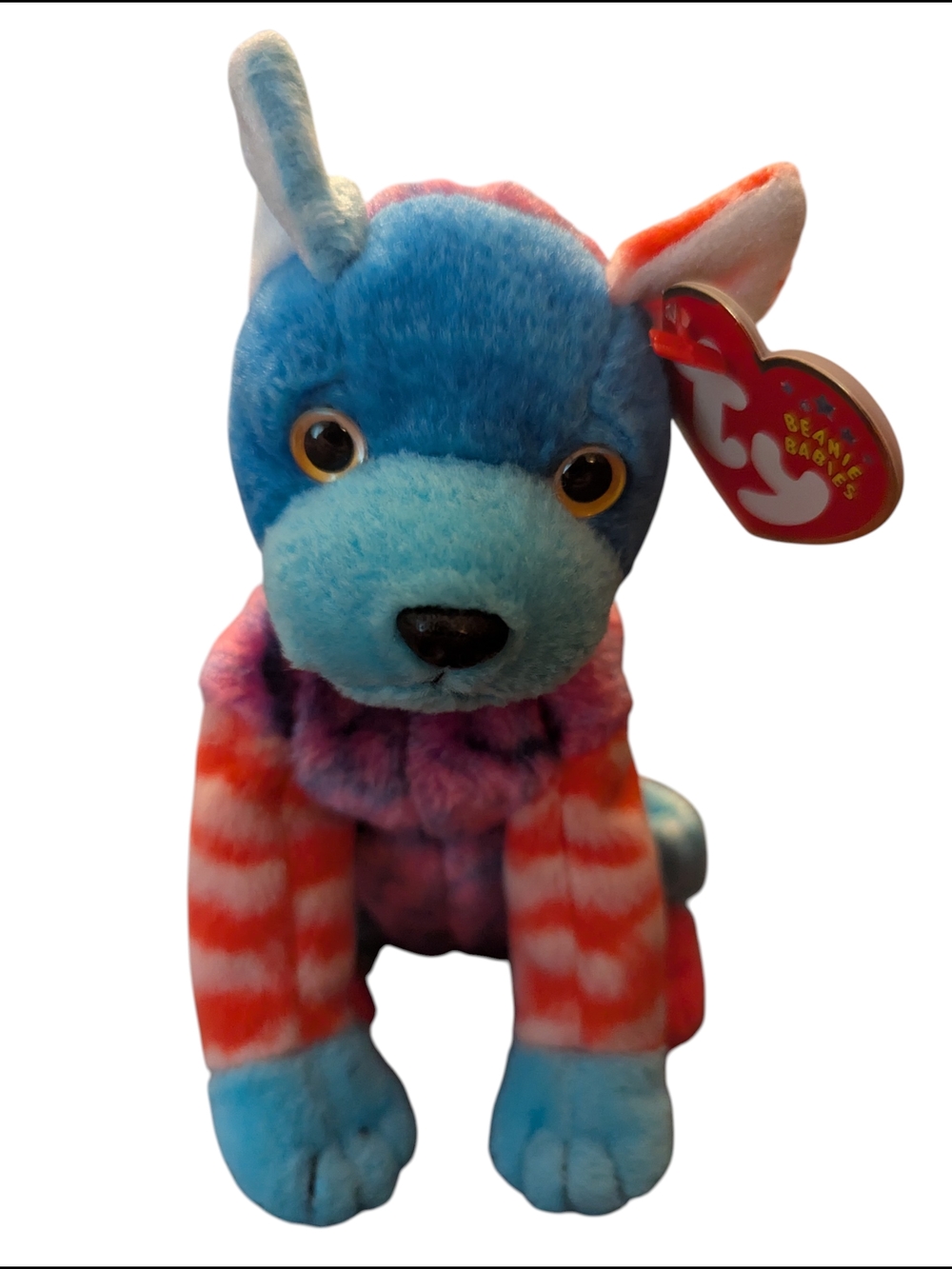 Ty Beanie Baby Hodge-Podge the Dog - 2002 Retired Rare Multi-Color Patchwork